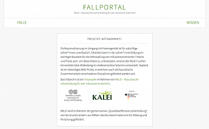 Hallesches Fallportal - Startseite