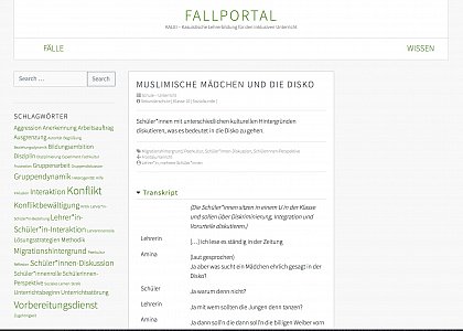 Hallesches Fallportal - Flle finden und erkunden