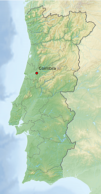 Karte Coimbra